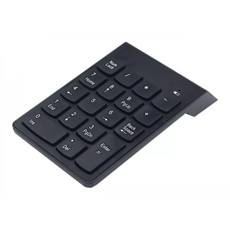 Gembird KPD-W-02 skaitmeninis klaviatūros blokas nešiojamam/ asmeniniam kompiuteriui Bluetooth juodas