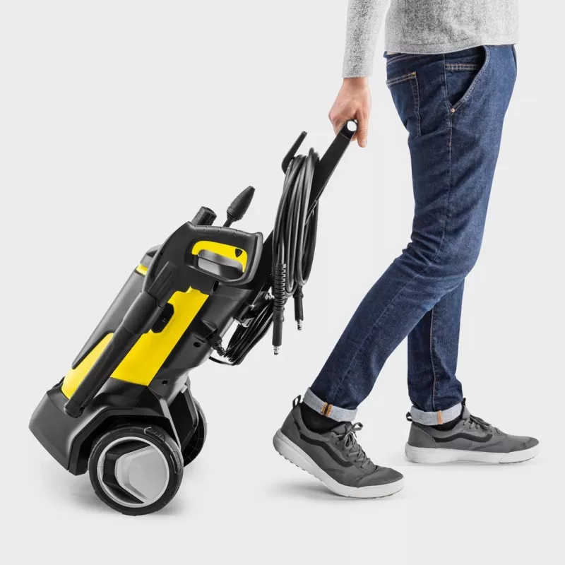 Karcher AG K 7 WCM aukšto slėgio plovimo įrenginys, vertikalus, elektrinis, 600 l/h, juoda, geltona