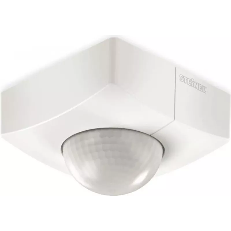 Lubinis PIR jutiklis Steinel IS 3360 COM1 — Laidinis, AC 220–240V, 2000W, Baltas, 95×95×65 mm