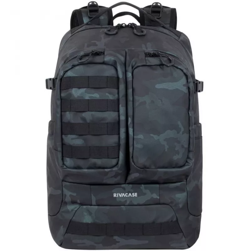 Rivacase Sherwood kuprinė Kuprinė Camouflage, Navy Poliesteris, Poliuretanas