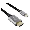 USB-C į HDMI kabelis TRUST CALYX 25630, 4K (3840x2160), 2 m, juodas, vyriškas-vyriškas