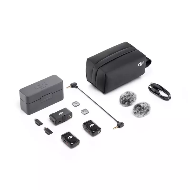 Mikrofonas DJI Mic 2 Juoda belaidis 50–20000 Hz 120 dB