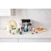 Espresso aparatas Ninja ES701EU — pusiau automatinis kavos/espresso aparatas su integruotu malūnėliu, 2 L vandens talpa, 1650 W, 25 malimo nustatymai, pieno talpa, 14 barų siurblys
