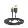 USB laidas UGREEN US132 Mini-USB 1 m — juodas, 480 Mbit/s, greitas įkrovimas