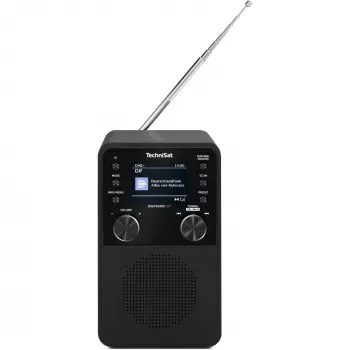 Skaitmeninis radijas TECHNISAT DigitRadio 317 — juodas, FM ir DAB+ priėmimas