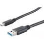 USB kabelis S/CONN 13-31045 USB 3.2 Gen 1 3 m USB A USB C juodas