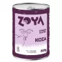 Šlapias šunų maistas ZOYA Goat 800 g skardinė — visavertis suaugusių šunų ėdalas su ožkiena
