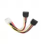 SATA kabelis Gembird CC-SATA-PSY-0.3M Daugiaspalvis