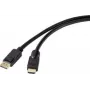 Renkforce DisplayPort / HDMI jungiamasis laidas 20,00 m RF-4596876 auksuoti kontaktai juodas [1x DisplayPort kištukas - 1x HDMI kištukas] (RF-4596876)