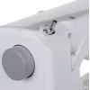 Pusiau automatinė siuvimo mašina SINGER M1005 — 11 dygsnių, 4 mm dygsnio plotis, viršutinė įdedama ritė, laisva rankovė, 2,5 kg