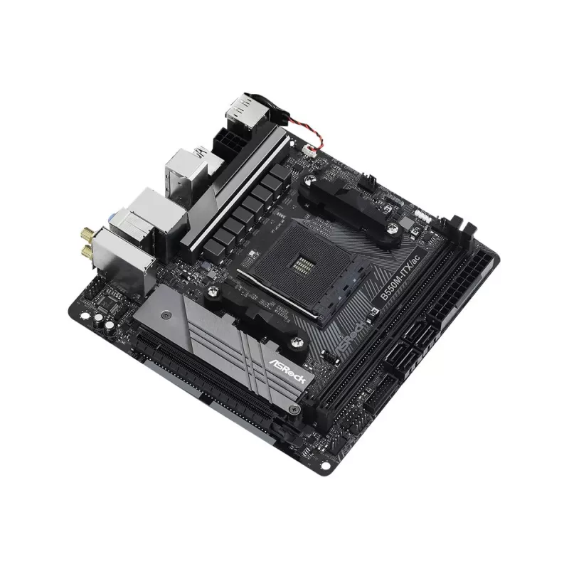 Motininė plokštė ASRock B550M-ITX/ac AMD B550 lizdas AM4 mini ITX