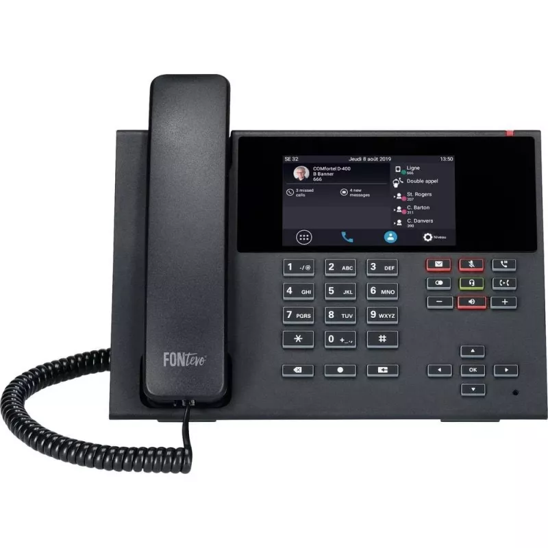 Auerswald COMfortel D-400 Analoginis telefonas Juodas
