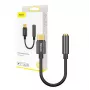 Adapteris Baseus CATL54-01 USB-C į 3,5 mm, juodas