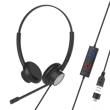 Tellur Voice 320 laidinės ausinės binauralinės juodos