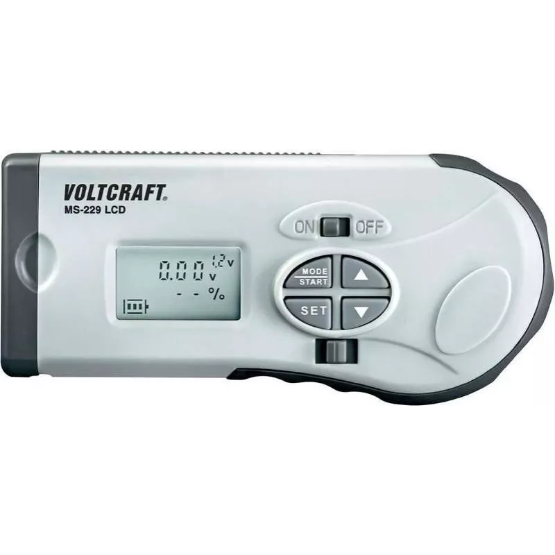 Voltcraft MS-229 LCD baterijų testeris, skirtas 1,2–12 V baterijoms / akumuliatoriams (MS-229 LCD)