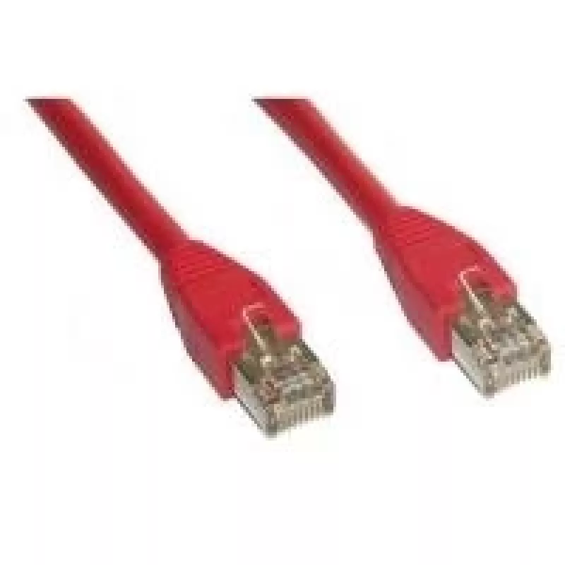 Wentronic Goobay CAT 5e korekcinis kabelis, F/UTP, raudonas, 0,25 m - CCA vario mišinys (68620)