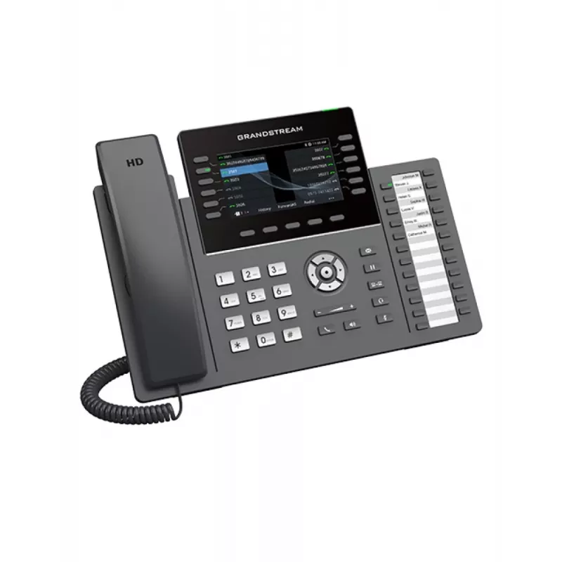 Grandstream Networks GRP2636 IP telefonas juodas 12 linijų LCD Wi-Fi
