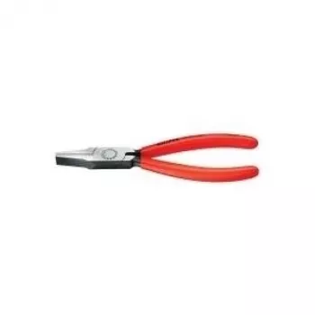 Knipex plokščios nosies replės bendras ilgis 140 mm galvutė juoda su atram. rutulio formos antgalių dangleliais