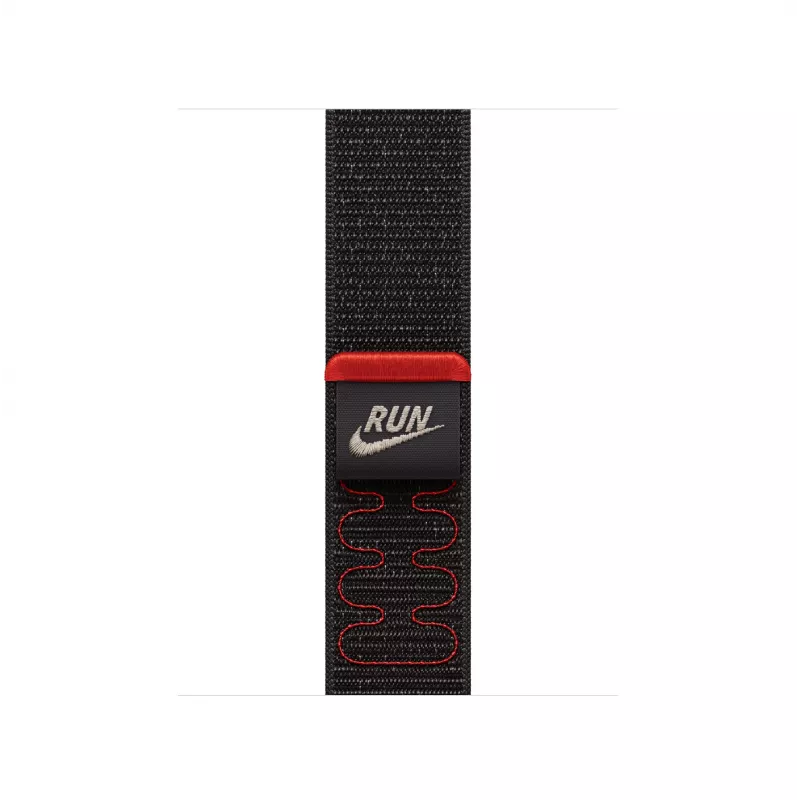 Apple Nike Sport Loop juosta juoda nailonas, perdirbtas poliesteris, spandeksas
