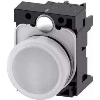 Siemens indikatorinė lemputė, plokščia, balta, 230 V/AC, SIRIUS ACT, 3SU1106-6AA60-1AA0, 1 vnt.