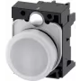 Siemens indikatorinė lemputė, plokščia, balta, 230 V/AC, SIRIUS ACT, 3SU1106-6AA60-1AA0, 1 vnt.