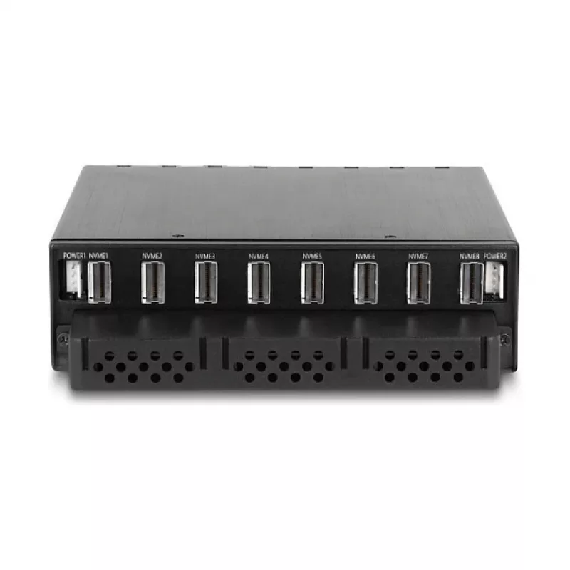 Saugojimo diskų dėklas DeLOCK 5.25 colio mobilus laikiklis 8 x M.2 NVMe SSD