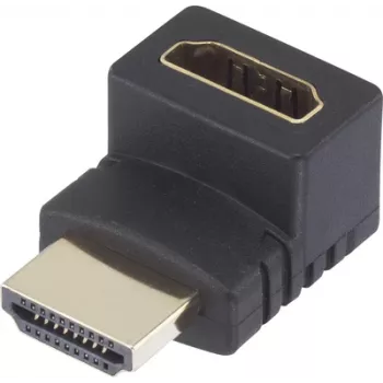SpeaKa Professional HDMI adapteris [1x HDMI kištukas – 1x HDMI lizdas] 270° kampu į viršų, paauksuoti kontaktai SpeaKa Professional (SP-7870128)