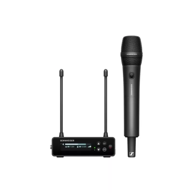 Sennheiser EW-DP 835 SET (R4-9) - kameros rinkinys su miniatiūriniu siųstuvu su rankiniu mikrofonu su MMD 835 kapsule, 552-608 MHz