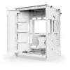 PC korpusas NZXT H9 Flow Midi Tower baltas — ATX/EATX/Micro ATX/Mini-ITX, 3x140 mm priekyje, 1x120 mm gale, 2x3,5 col. ir 6x2,5 col. nišos, grūdintas stiklas