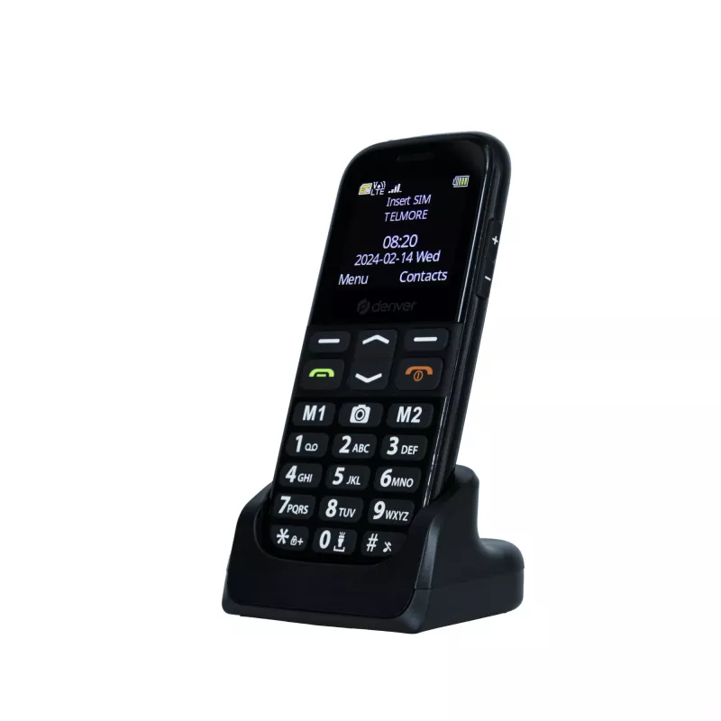 Mobilusis telefonas DENVER BAS-18500MEB 1,77 col. Dual SIM, 2G, 128x160, 800 mAh, juodas
