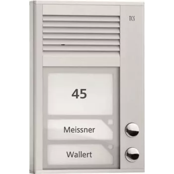AP-Door Station PAK02-EN Audio 2 Buttons 1-r. AP Sidabrinė (PAK02-EN)