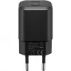 Sieninis įkroviklis GOOBAY 75333 — universalus vidaus AC USB-C įkroviklis, 2x USB-C, 35 W, juodas
