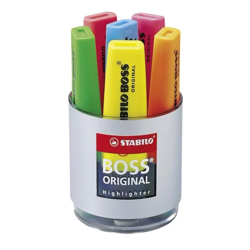 Marker STABILO BOSS Originali 10 vnt. Žalias 70/33 Stabilo
