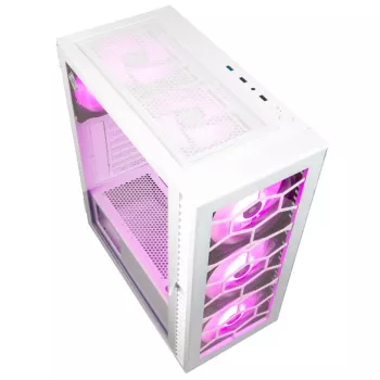 Kolink Observatory HF Glass ARGB Midi-Tower - balta