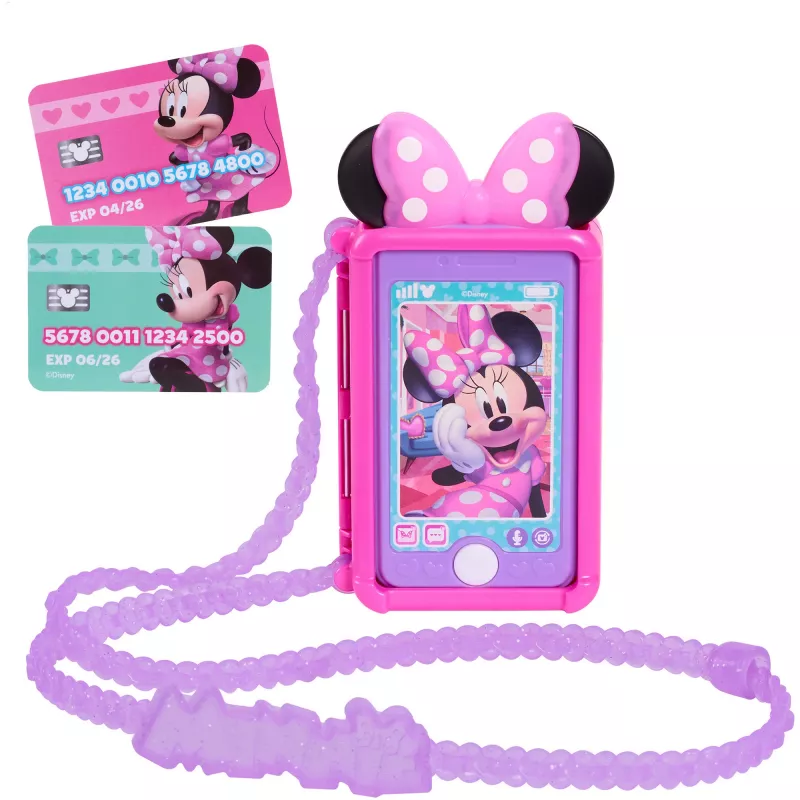 Disney Junior Minnie pelė Chat With Me Cell Phone Set, vaidmenų žaidimas