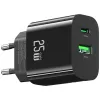 USB įkroviklis usams USA001629 25W 1×USB-C + 1×USB-A greitas įkrovimas