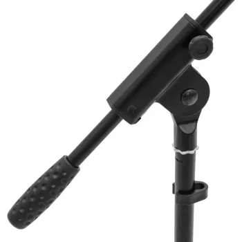 Mikrofono stovas Omnitronic AP-1 juodas reguliuojamo aukščio, sulankstomas pagrindas, 60005852