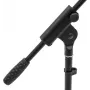 Mikrofono stovas Omnitronic AP-1 juodas reguliuojamo aukščio, sulankstomas pagrindas, 60005852