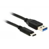 USB laidas DeLOCK 0,5 m USB3.1-C/USB3.1-A