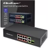 Ethernet komutatorius QOLTEC 52297 PoE RJ45 su PoE aukštyniniu ir SFP prievadu