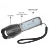 Žibintuvėlis everActive FL600 — 600 lm, 10 W, aliuminio korpusas, IPX4, 130 mm, 3×AAA, raudonas
