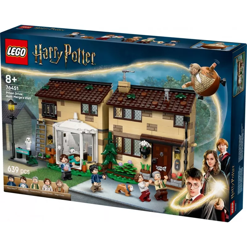 LEGO HARRY POTTER 76451 Privet Drive: Tetės Marjės vizitas