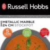 Kepimo puodas Russell Hobbs RH02809EU7 24 cm Metallic Marble, sunkiųjų sąlygų virimo puodas