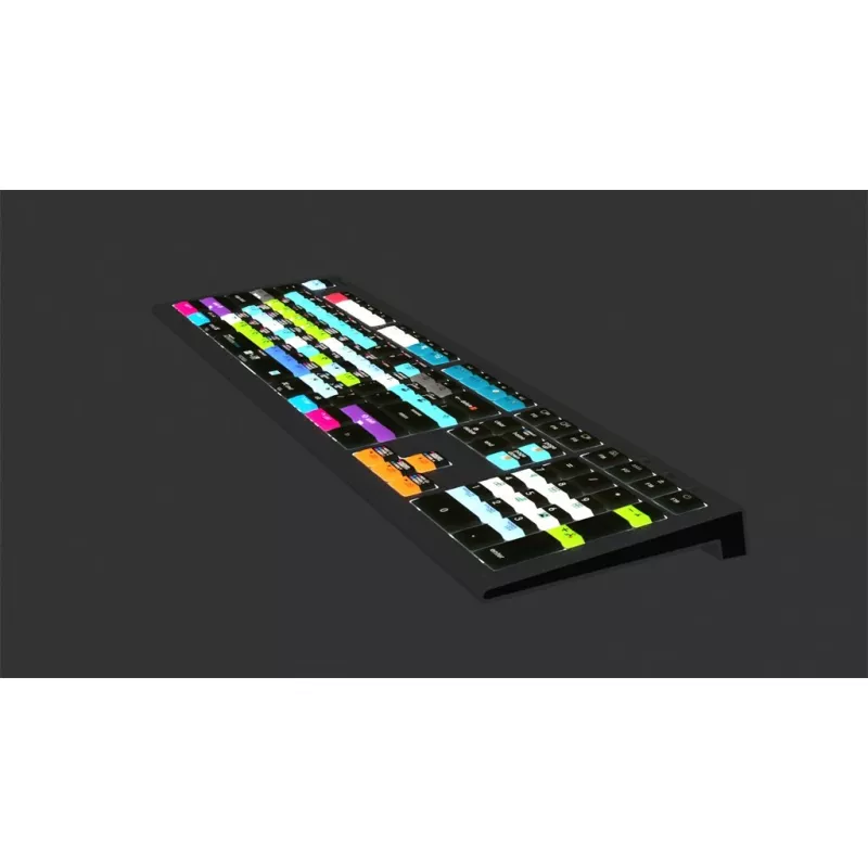 Logickeyboard Avid Media Composer Astra 2 Klaviatūra Universali USB QWERTY Vokiška Pilka
