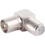 IEC kampinis adapteris ShiverPeaks BS85209 — IEC C13 lizdas į stačiakampį IEC C14 kištuką