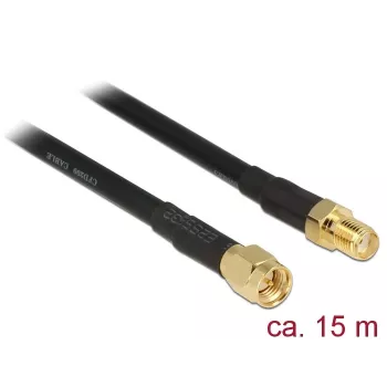 DeLOCK 15 m CFD200 bendraašis kabelis SMA
