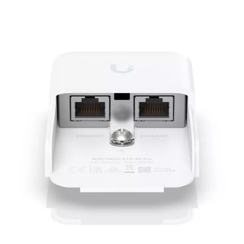 Eterneto apsaugos nuo viršįtampių įtaisas UBIQUITI UACC-ETH-SP-Pro — 10 Gbit/s, 600 V, polikarbonatas, balta