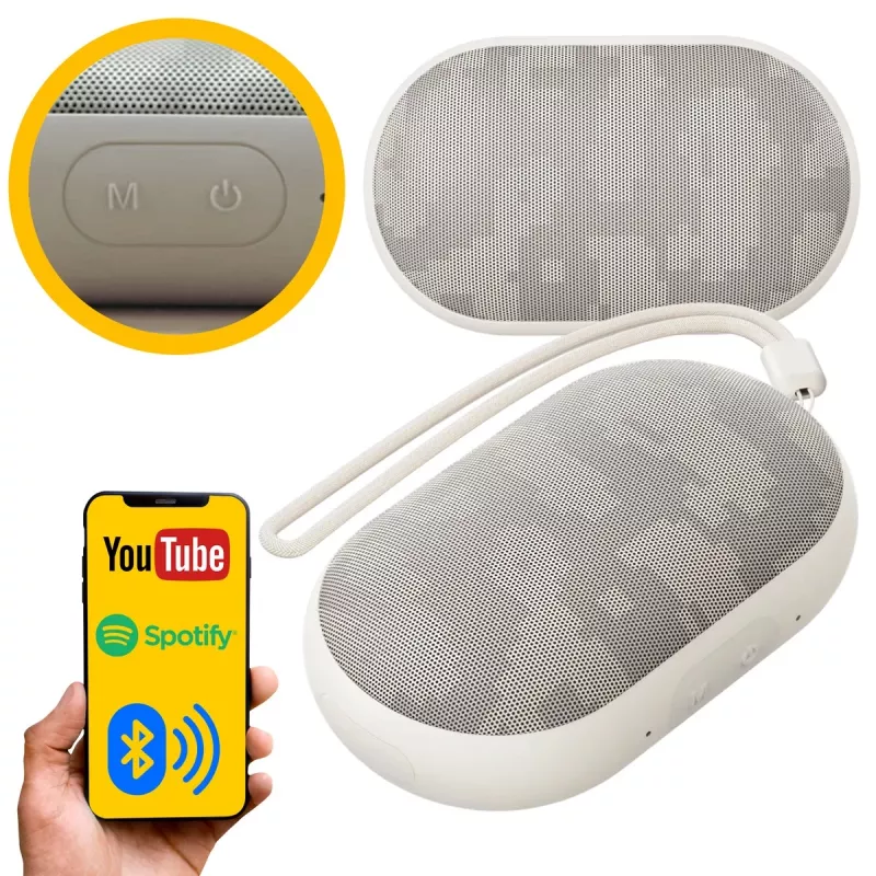 Nešiojamas garsiakalbis Realme Pocket Bluetooth garsiakalbis pilkas
