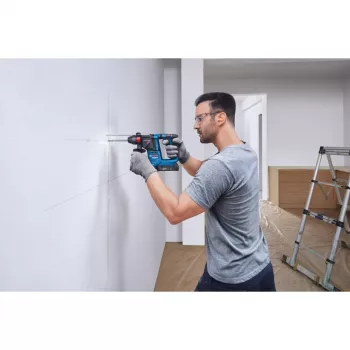 Akumuliatorinis sukimo plaktukas GBH 18V-18 Professional solo, 18 V (mėlynas/juodas, be akumuliatoriaus ir įkroviklio)