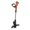 Black & Decker BESTA525-QS, žolės žoliapjovė, 25 cm, nailoninė valas, D formos rankena, 1,6 mm, 10 m
